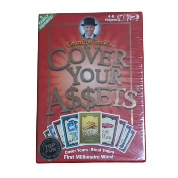 Grandpa Becks Cover Your Assets Card Game Family Fun For 4-6 Players Ages 7+ NEW - Picture 1 of 6